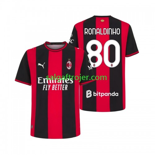 AC Milan Ronaldinho 80 Fodboldtrøjer Hjemmebanesæt 2026/27 Kort ærmer AC Milan Ronaldinho 80 Fodboldtrøjer Hjemmebanesæt 2026/27 Kort ærmer